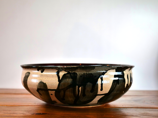 Black/White Large Sized Bowl