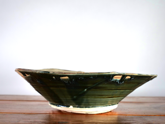 Large Green Serving Bowl
