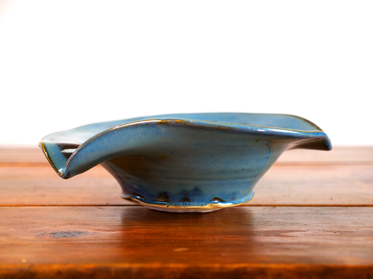 Small Blue Serving Bowl